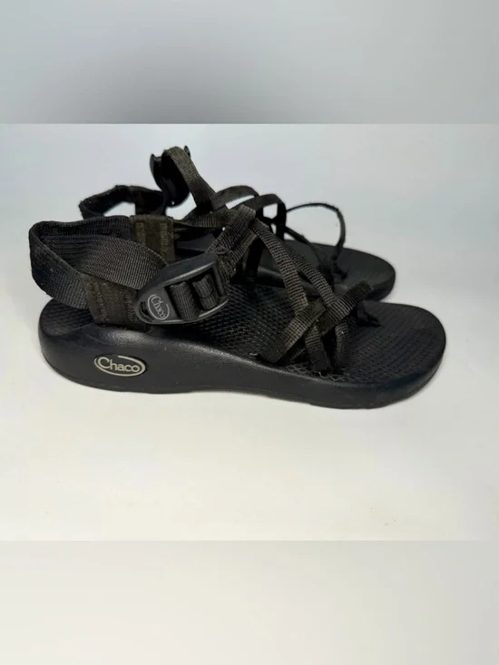 Chaco Women's Classic Black Outdoor Hiking Strappy Sandal Size 7 - Picture 6 of 12